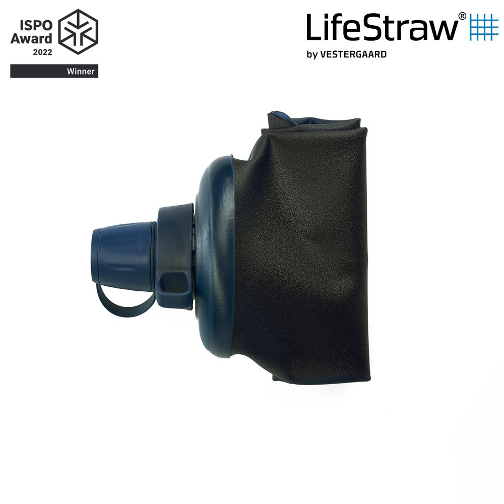 LifeStraw  Peak 頂峰軟式水瓶 1L深藍