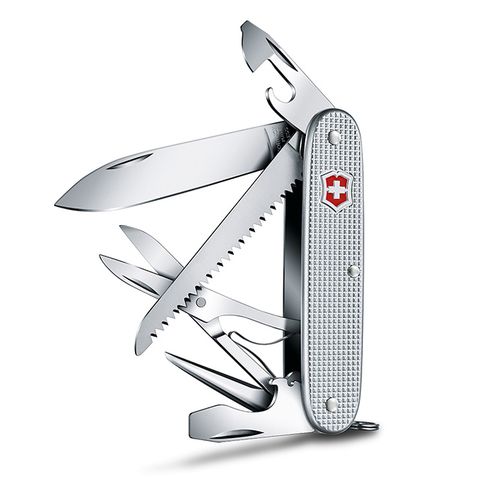 VICTORINOX 維氏 10用ALOX 金屬殼瑞士刀(93mm) - 銀色 (0.8271.26)