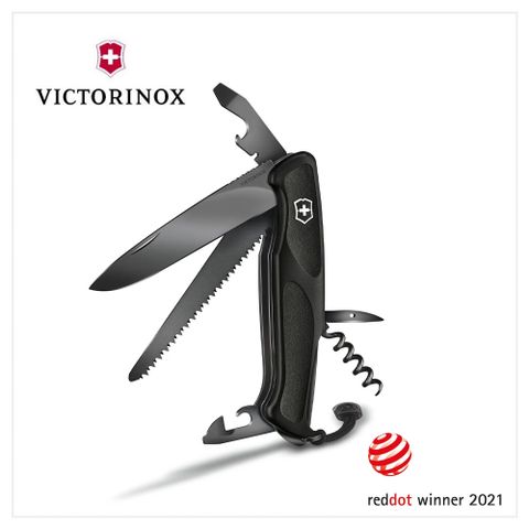 VICTORINOX 瑞士維氏 瑞士刀 Ranger Grip 55 130mm/極黑 0.9563.C31P