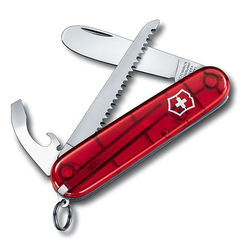 VICTORINOX 瑞士維氏 我的第一把瑞士刀- 透明紅 (0.2373.T)