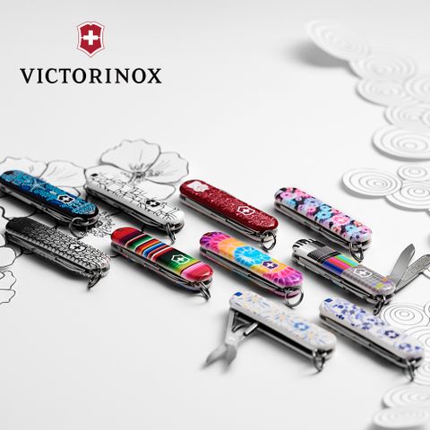 VICTORINOX 瑞士維氏限量迷你7用印花瑞士刀
