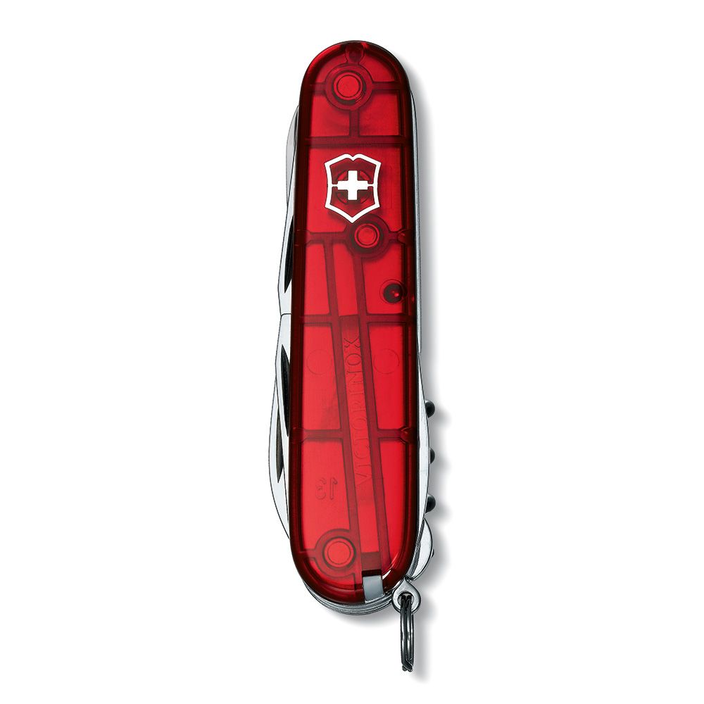 VICTORINOX 維氏  攀登者15用瑞士刀-透明紅 (13703.T)