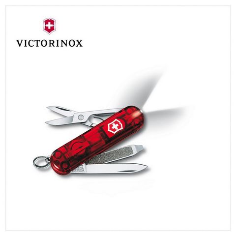 VICTORINOX 維氏 瑞士刀 7用 58mm 透紅 0.6228.T