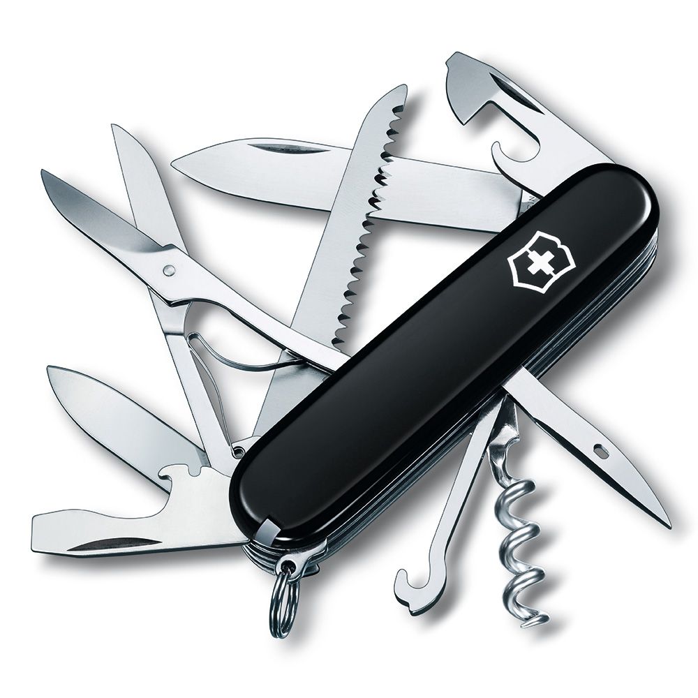 VICTORINOX 維氏 狩獵者15用瑞士刀-黑 (13713.3)