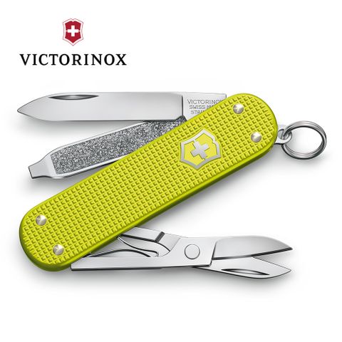 VICTORINOX 維氏 5用2023年ALOX限量金屬殼瑞士刀(58mm)-電光黃 (0.6221.L23)