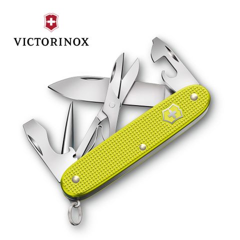 VICTORINOX 瑞士維氏 9用2023年ALOX限量金屬殼瑞士刀(93mm)-電光黃 (0.8231.L23)