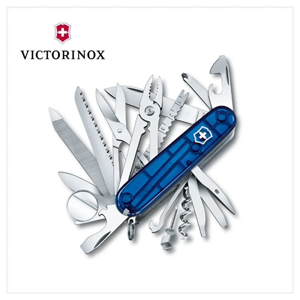 VICTORINOX 維氏  瑞士刀 冠軍刀/33用/透藍 1.6795.T2