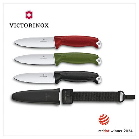 VICTORINOX 瑞士維氏 VENTURE 戶外專業直刀 紅/黑/綠 3.0902/3.0902.3/3.0902.4