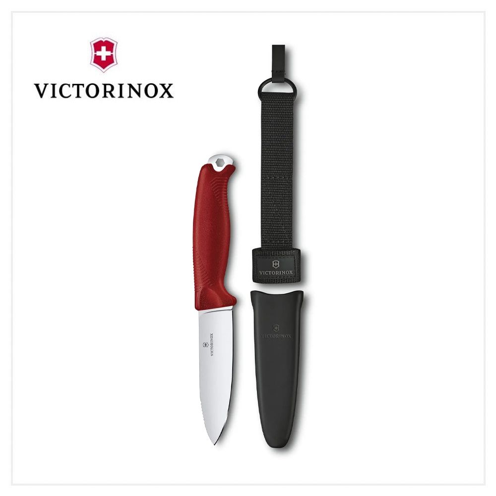 VICTORINOX 維氏  瑞士 VENTURE 戶外專業直刀+磨刀棒 組合 3.0902/3.0902.3/3.0902.4+4.3323