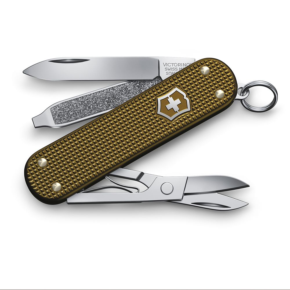 VICTORINOX 維氏 5用2024年ALOX瑞士刀(58mm)-Terra Brown (0.6221-L24)