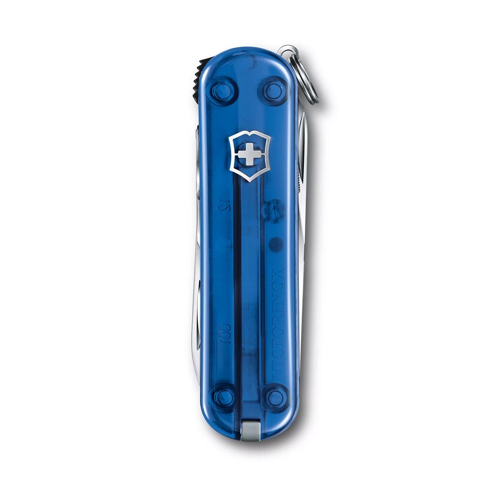 VICTORINOX 維氏 迷你8用指甲剪瑞士刀-透明藍 (0.6463.T2)