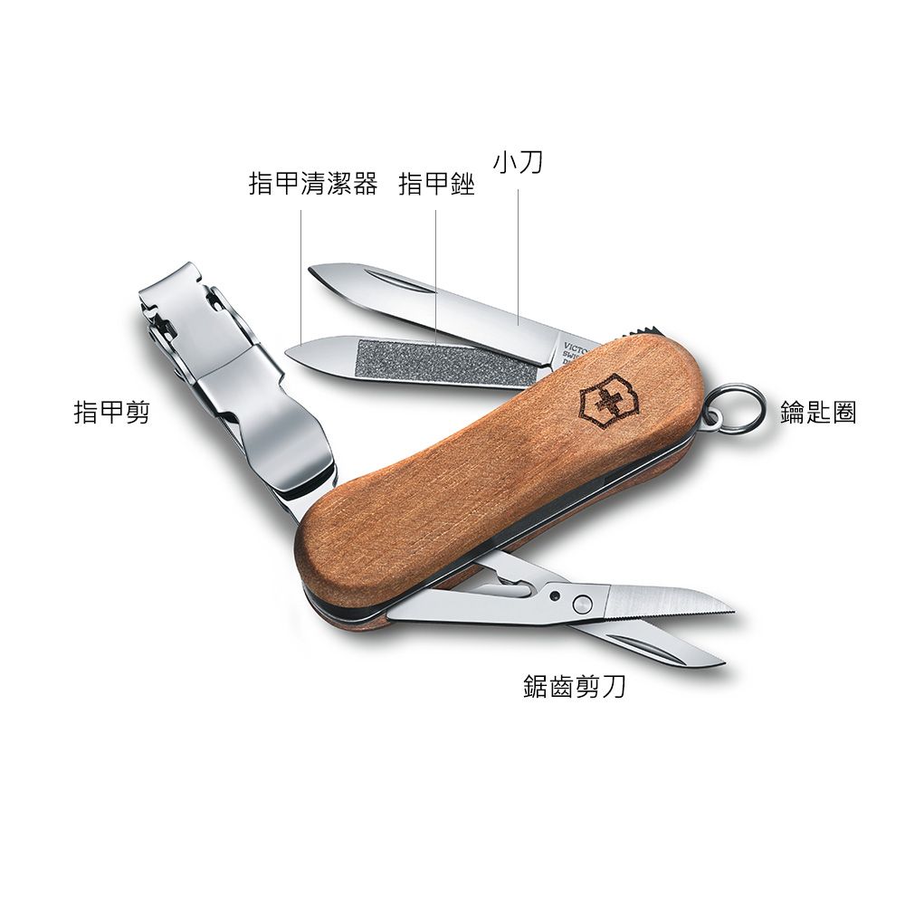 VICTORINOX 維氏 6用瑞士刀-胡桃木 (06461.63)