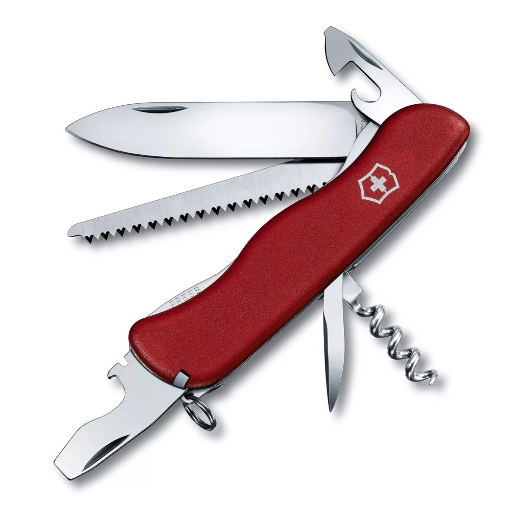 VICTORINOX 維氏 12用木鋸瑞士刀-紅色 (0.8363)