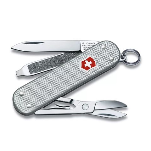 VICTORINOX 瑞士維氏 5用ALOX金屬殼瑞士刀-銀 (06221.26)