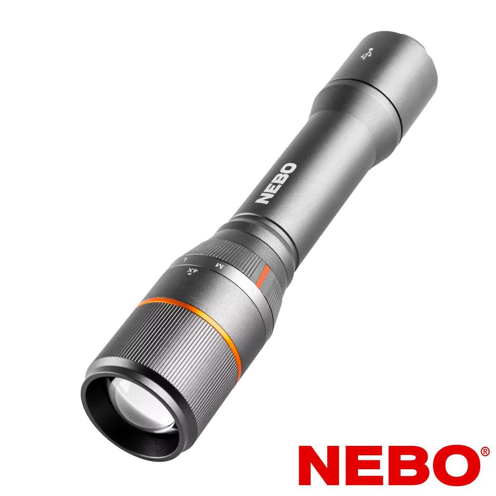 NEBO 達文西 切換型手電筒-USB充電 2000流明 IP67(NEB-FLT-0020-G)