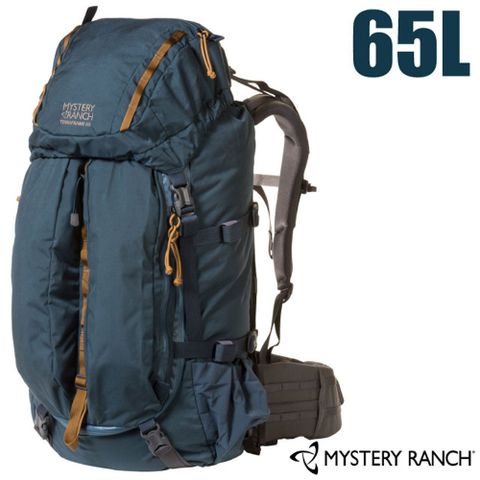 Mystery Ranch 神秘農場 TERRAFRAME 登山健行背包65L(M).自助旅行背包.雙肩後背包/可拆式頂袋.可調式背板/61245 深海藍