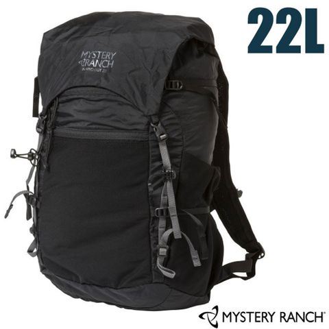 Mystery Ranch 神秘農場 IN AND OUT 超輕巧登頂背包22L.水袋背包.雙肩後背包/可自體收納成小包.可放置2L水袋/61289 黑