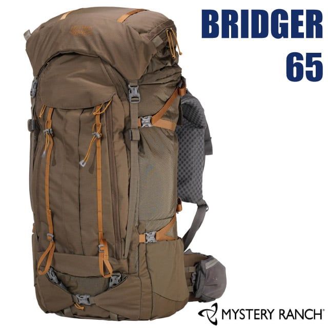 Mystery Ranch 神秘農場 BRIDGER 65 登山健行背包(M).自助旅行運動背包.雙肩後背包/睡袋隔層.水袋空間/ 61333 橡木棕