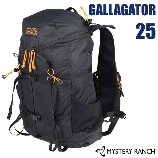 Mystery Ranch 神秘農場 GALLAGATOR 25 日用休閒背包.水袋運動背包.雙肩後背包/3-ZIP三向拉鍊.壓縮織帶/112980 黑