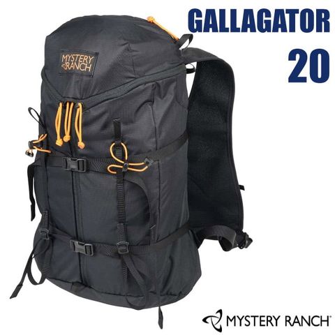 Mystery Ranch 神秘農場 GALLAGATOR 20 日用休閒背包.水袋運動背包.雙肩後背包/3-ZIP三向拉鍊.壓縮織帶/112981 黑