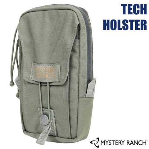 Mystery Ranch 神秘農場 TECH HOLSTER 手機配件包.隨身包袋/防潑水拉鍊.使用PALS織帶的MOLLE系統/113013 綠灰