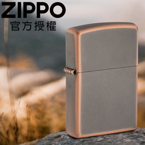 Zippo 【官方授權店】Rustic Bronze 仿古青銅(素面)防風打火機