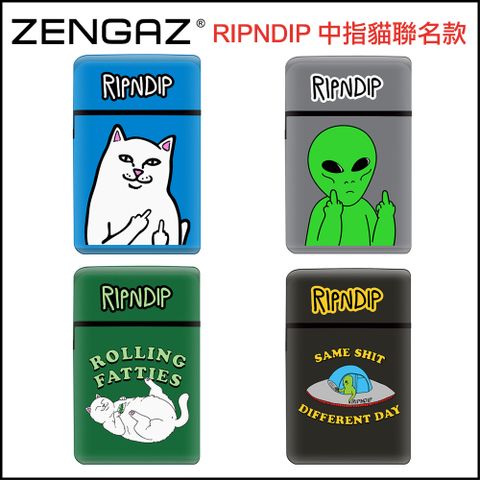 【ZENGAZ】荷蘭品牌~RIPNDIP-中指貓聯名款~防風噴射打火機(無包裝)
