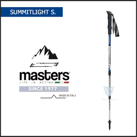 【義大利 masters】輕量登山杖 1入 - 銀 Summitlight Sliver
