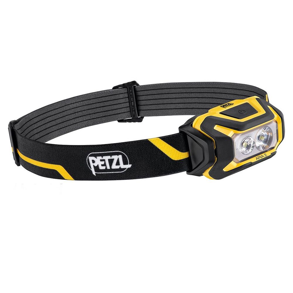 PETZL  ARIA 2 HEADLAMP 特殊專業頭燈 450流明 黑黃 E070AA