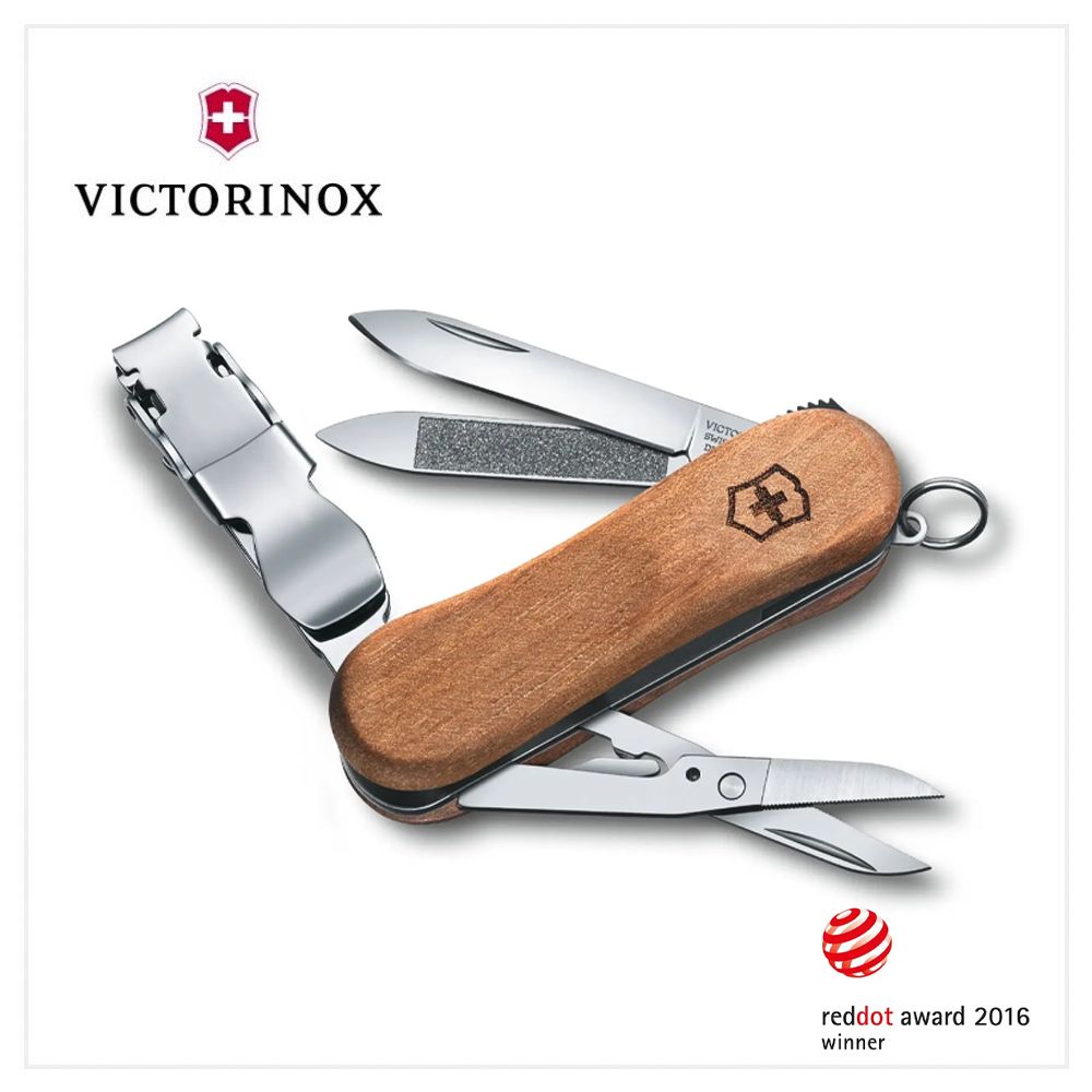 VICTORINOX 維氏  瑞士 Nail Clip Wood 580 65mm / 0.6461.63