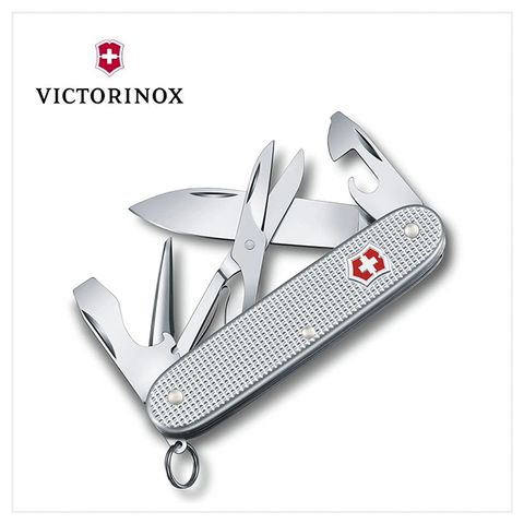 VICTORINOX 維氏 瑞士刀 Pioneer X/93mm/9用/銀格 0.8231.26