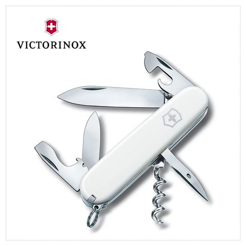 VICTORINOX 瑞士維氏 瑞士刀 91mm/12用/白 1.3603.7