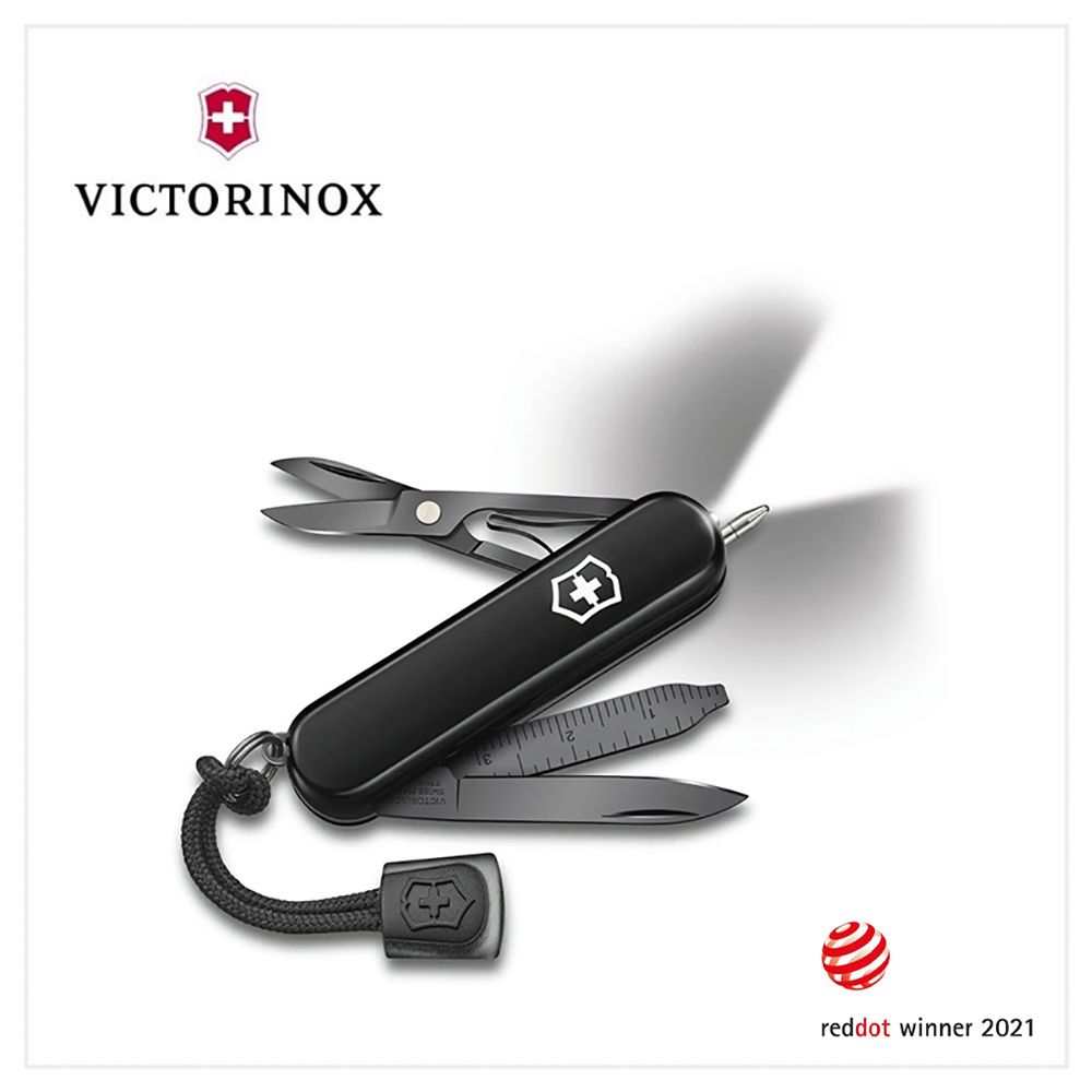 VICTORINOX 維氏  瑞士刀 Signature Lite 58mm/ 7用 極黑 0.6226.31P