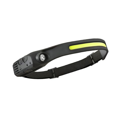 感應頭燈【單條／白光】(USB充電/生活防水)感應頭燈 頭燈 登山頭燈 