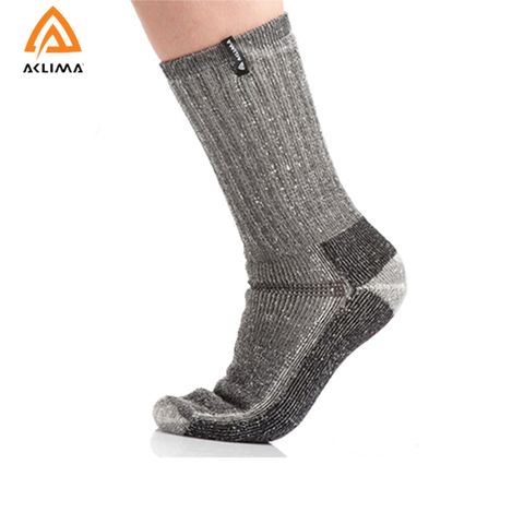 ACLIMA 挪威HW SOCKS / 歐洲製美麗諾羊毛健行襪-灰