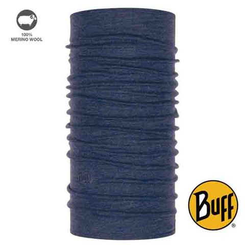 BUFF 9折! 西班牙 午夜藍 merino wool美麗諾羊毛織色頭巾-保暖_BF113022-779