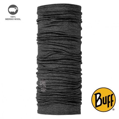 【Buff】9折!Buff |西班牙|霧面灰黑 merino wool美麗諾羊毛頭巾_BF100202