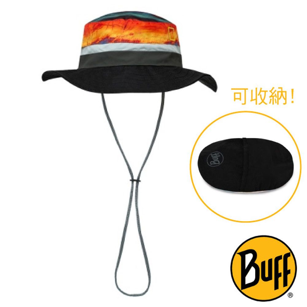 BUFF 【西班牙 】可收納圓盤帽-國家地理頻道(輕量快乾.可折疊收納.UPF 50+)/128591-999 火星地表