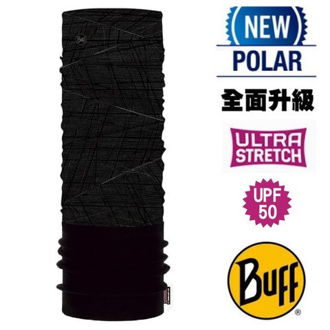 BUFF 超彈性 Polar保暖魔術頭巾 Plus(上層吸溼排汗+抗菌除臭+下層保暖恆溫)130008-999 灰燼行者