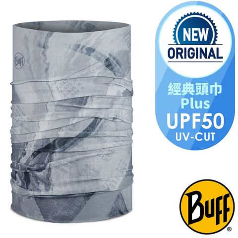 BUFF ORIGINAL PLUS 經典頭巾 Plus-PRIDE(吸溼排汗+抗菌除臭)可當圍巾_口罩_圍脖帽子/BF132432-914 鼻尖灰白