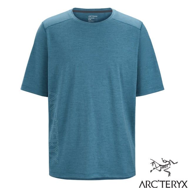 Arcteryx 始祖鳥 男 Cormac Downword 輕量透氣快乾短袖圓領排汗衣/X000006704-30551 寧靜雜綠