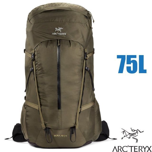 Arcteryx 始祖鳥 男 Bora 75 登山健行背包.後背包.肩背包/X000006988-25176 龍紋綠