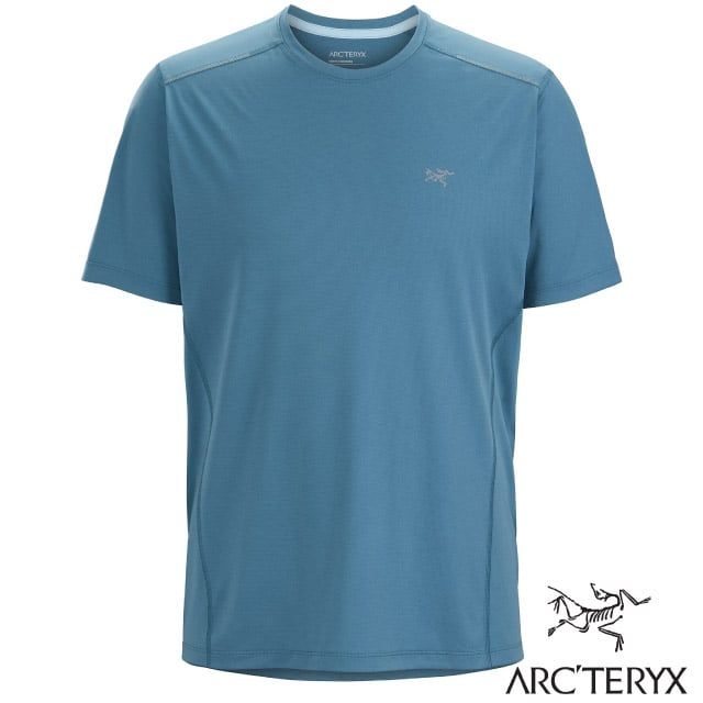 Arcteryx 始祖鳥 男 Motus 登山輕量透氣快乾短袖圓領上衣.吸濕排汗衫_X000007173 快樂雜藍