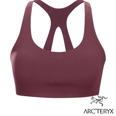 【ARCTERYX 始祖鳥】女新款 Essent 彈性耐磨透氣運動內衣.胸罩.小可愛.內搭衣/30197 丘比特紫