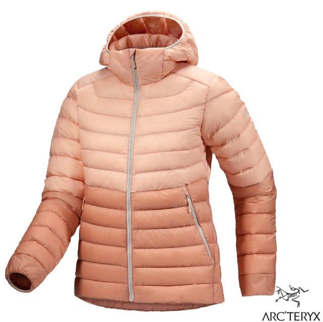 Arcteryx 始祖鳥 女 Cerium 保暖連帽羽絨外套.夾克.850蓬鬆度歐洲白鵝絨/X000007162 榛果粉