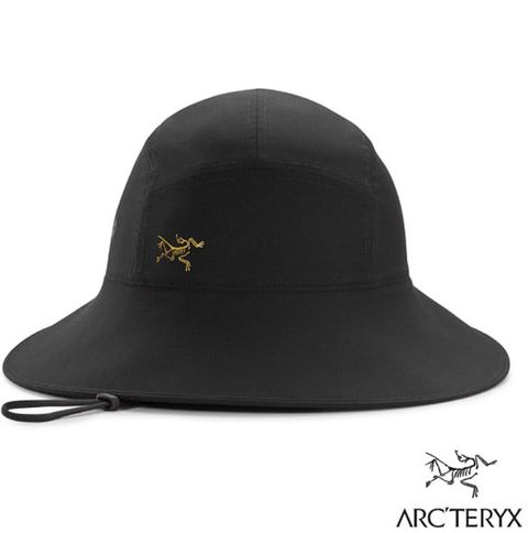 Arcteryx 始祖鳥 Sinsola 漁夫帽.可折疊遮陽帽.圓盤帽.防曬休閒運動帽_X000005114-24K 黑