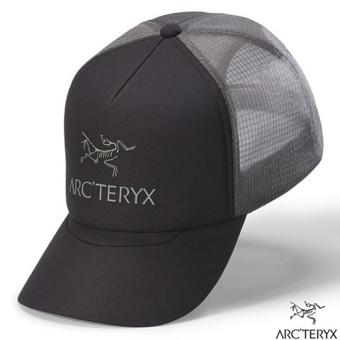 Arcteryx 始祖鳥 Bird Word棒球網帽.弧形卡車帽.鴨舌帽/X000007763 黑/墨灰