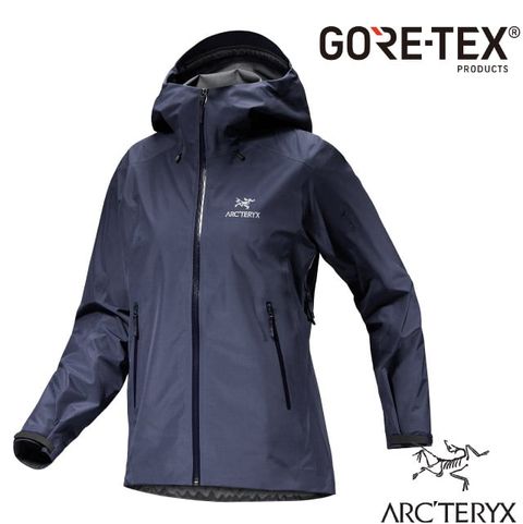【ARCTERYX 始祖鳥】女 Beta LT Gore-Tex 防水透氣連帽外套(僅350g).風雨衣/輕薄耐磨/X000007239 黑寶石