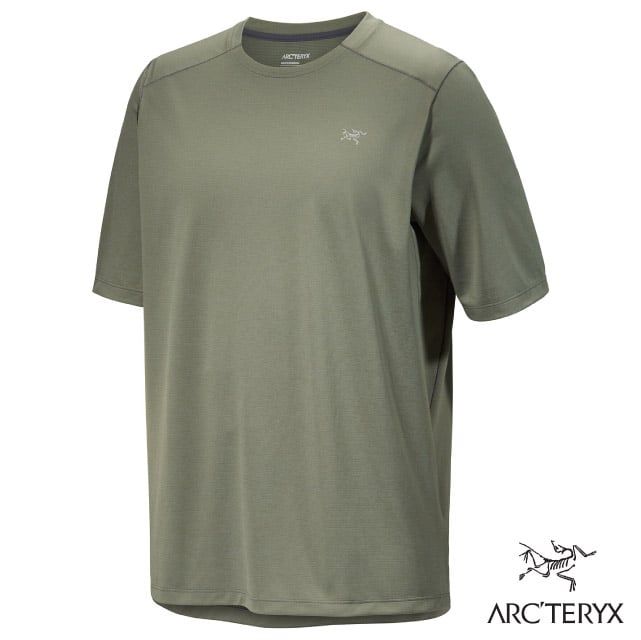 Arcteryx 始祖鳥 男 Cormac 登山輕量透氣快乾短袖圓領排汗衣.T恤.運動休閒衫/吸濕排汗_X000007664 糧草雜綠Ⅱ