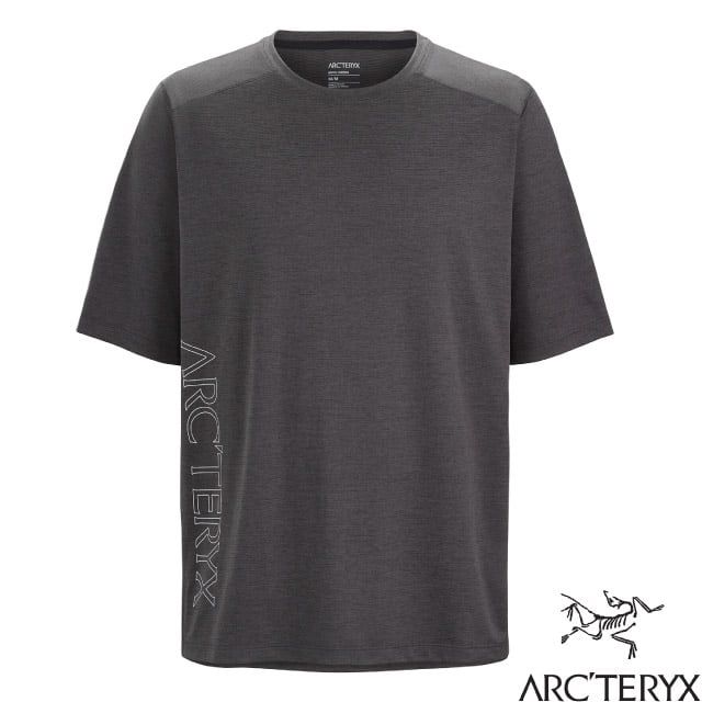 Arcteryx 始祖鳥 男 Cormac Downword 登山輕量透氣快乾短袖圓領排汗衣.T恤.運動休閒衫/吸濕排汗_X000006704-30551 雜黑